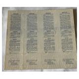 1981 World Series Phanton Ticket Set - Minnesota Twins Baseball