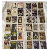 ~70 Minnesota Vikings Football Pocket Schedules 1983-2001