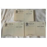 (3) 1979-80 Minnesota North Stars Vintage Hockey Team Post Cards