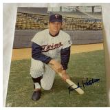 Frank Kostro Autographed Minnesota Twins Baseball 8x10" Photo
