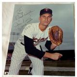 Jim Perry Autographed Minnesota Twins Baseball 8x10" Photo