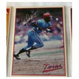1985 Minnesota Twins 7-11 Team Set of 12 w/ Kirby Puckett Rookie Card