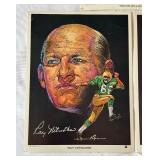(5) Vintage Green Bay Packers 19760 Cinemac Pro-Star Portraits - Nitschke, Grabowski, Wood, Williams, Robinson