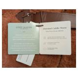 NEW COZY HAVEN BY BROOKFIELD BLANKET OVERSIZED CUDDLE THROW 50 X 72 IN