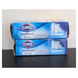 (2) NEW CLOROX TOILET WAND TOILET CLEANING REFILLS 10PK