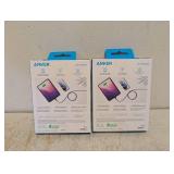 (2) NEW ANKOR DURABLE BRAIDED USB CHARGING CABLE