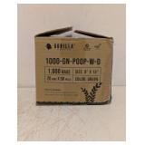 NEW GORILLA SUPPLY PET WASTE BAGS GREEN 1000PK