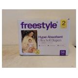 NEW FREESTYLE HYPER ABSORBENT ULTRA SOFT DIAPERS SIZE 2 56PK