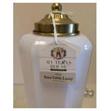 NEW MY TEXAS HOUSE METAL BRASS TABLE LAMP