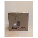 NEW CERAMIC LAMP WITH SHADE CHARCOAL