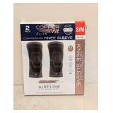 NEW COPPER FIT ELITE COMPRESSION KNEE SLEEVE 2 PACK SIZE S/M