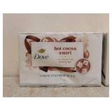 2 NEW DOVE HOT COCOA SWIRL LIMITED EDITION BEAUTY BAR 4 PACK