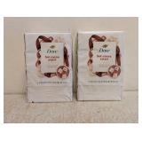2 NEW DOVE HOT COCOA SWIRL LIMITED EDITION BEAUTY BAR 4 PACK