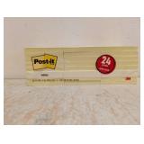 NEW 3M POST-IT BRAND NOTES 24 PADS LARGE PACK