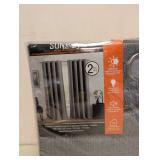 NEW SUN BLK TOTAL BLACKOUT PANELS GRAY