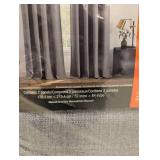 NEW SUN BLK TOTAL BLACKOUT PANELS GRAY