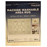 NEW WYATT & ASH MACHINE WASHABLE AREA RUG SAGE