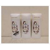 NEW DOVE HOT COCOA SWIRL LIMITED EDITION DEODORANT 3PK