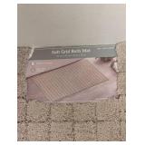 NEW SOFT GRID BATH MAT TAN
