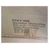 Brand new, never assembled chicken ...