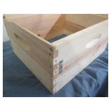 Solid Wood stackable deep bee hive ...