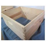 Solid Wood stackable deep bee hive ...