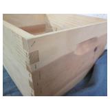 Solid Wood stackable deep bee hive ...