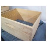 Solid Wood stackable deep bee hive ...