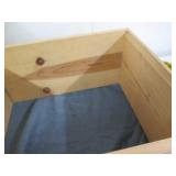 Solid Wood stackable deep bee hive ...