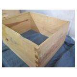 Solid Wood stackable deep bee hive ...