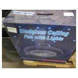 Bladeless ceiling fan with lights, ...
