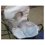 Folding stands, zippered cooler and...