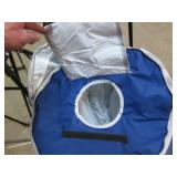 Folding stands, zippered cooler and...