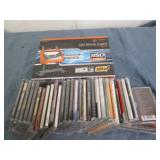 LED work light and CD collection...