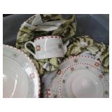 Gibson dinnerware set...
