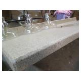 Bathroom sink and light...