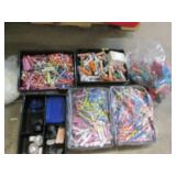 Large assortment of hair curlers...