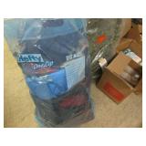 Lot of purses, decor, drink concent...