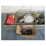 Tool box full of guages, screws and...