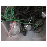 Tote containing assorted tools and ...