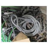 Tote containing assorted tools and ...