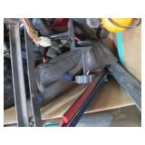 Box of assorted batteries, charger ...