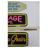 Grain Belt Beer Signs - We Built a Better Beer for You, Beverage Dept., Go with the Grain (Lot of 3) All ~18"L