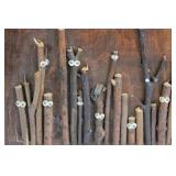 People Watchers Wood Wall Plaque with Twig Figures & Googly Eyes 11" x 9"