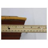 Birdhouse - Birch Bark Cottage Style with Yellow Finch Figurine 8"L x 8"W x 7"H