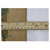 Vintage US Army Infantry Set - 6 Antique Military Wall Decor (1814-1950) 12" x 9"