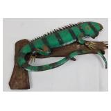 Metal Dragon Wall Art Set - 4 Pieces, Colorful Fantasy Dragon Sculptures Various Sizes