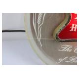 Miller High Life Round Light up Beer Sign - Vintage Advertising Wall Decor Approximately 12"