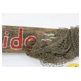 Lakeside Bar Sign (Lot of 2) - Wooden Vintage Sign Panels, 78in & 55in