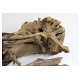 Driftwood Decor Set - 4 Pieces (Three Branches & Flat Slab) 20"-25"
